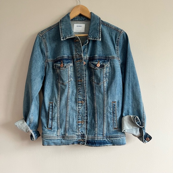 Old Navy Denim Coat - Picture 1 of 5